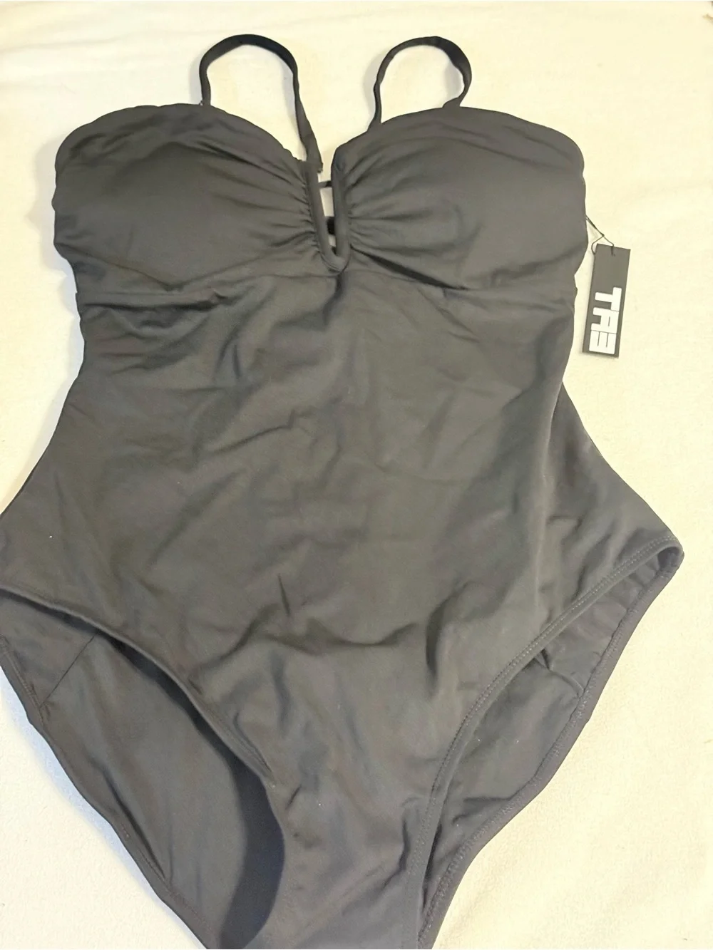 TA3 Converty Snatched Swimsuit Corset Black Size X-Large Short NWT.